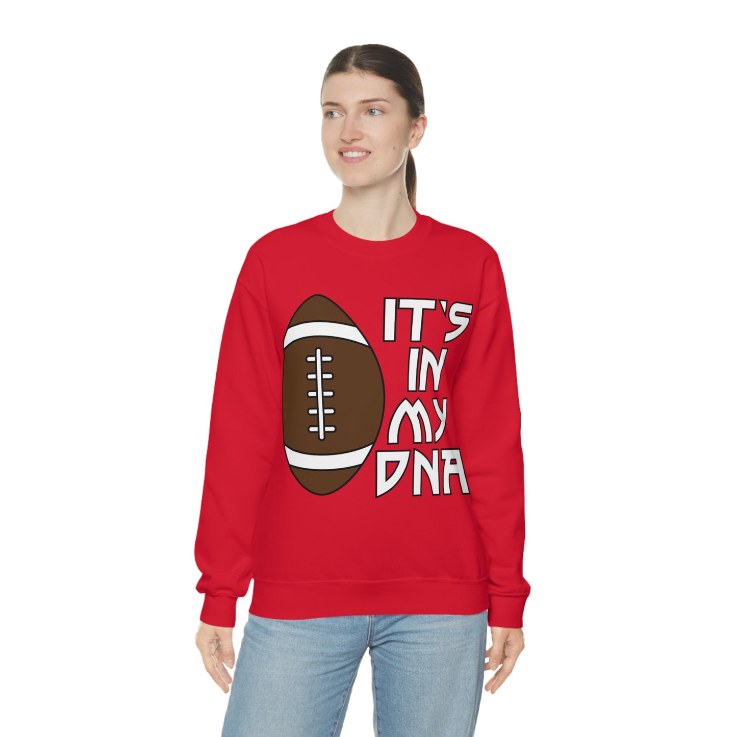 Football is in my DNA Crewneck Sweatshirt