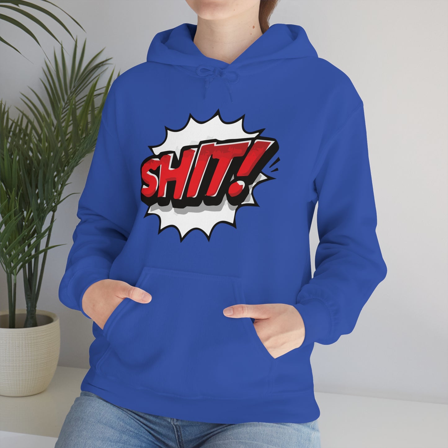 Shit! colorful graphic Hoodie