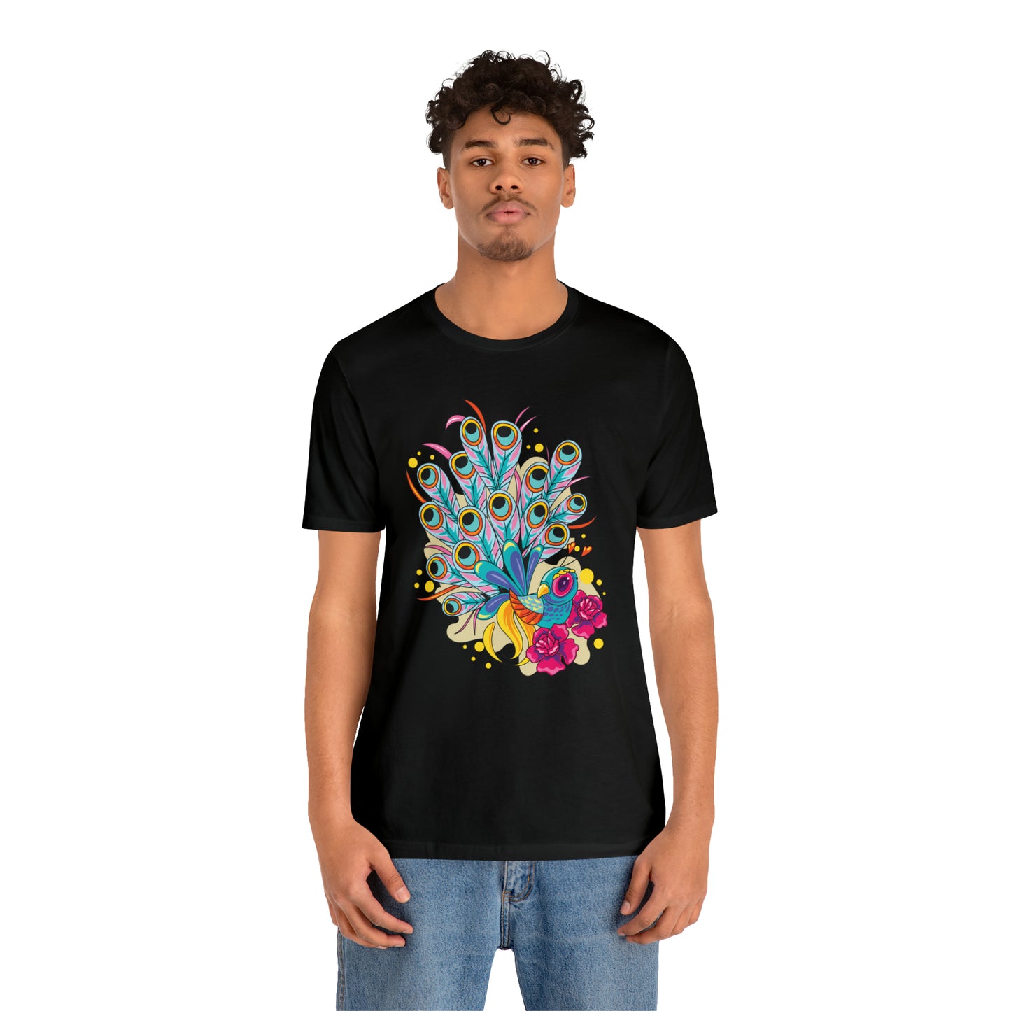 Colorful Peacock T-Shirt