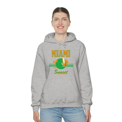 Miami Sunset Beach Paradise Hoodie