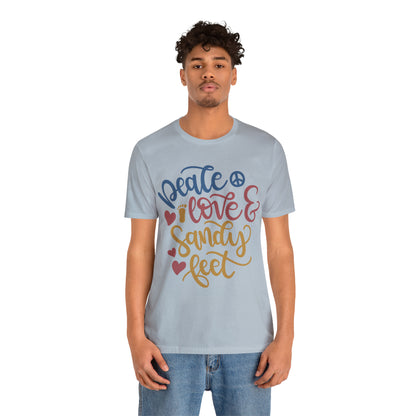 Peace_love_and_sandy_feet T-Shirt