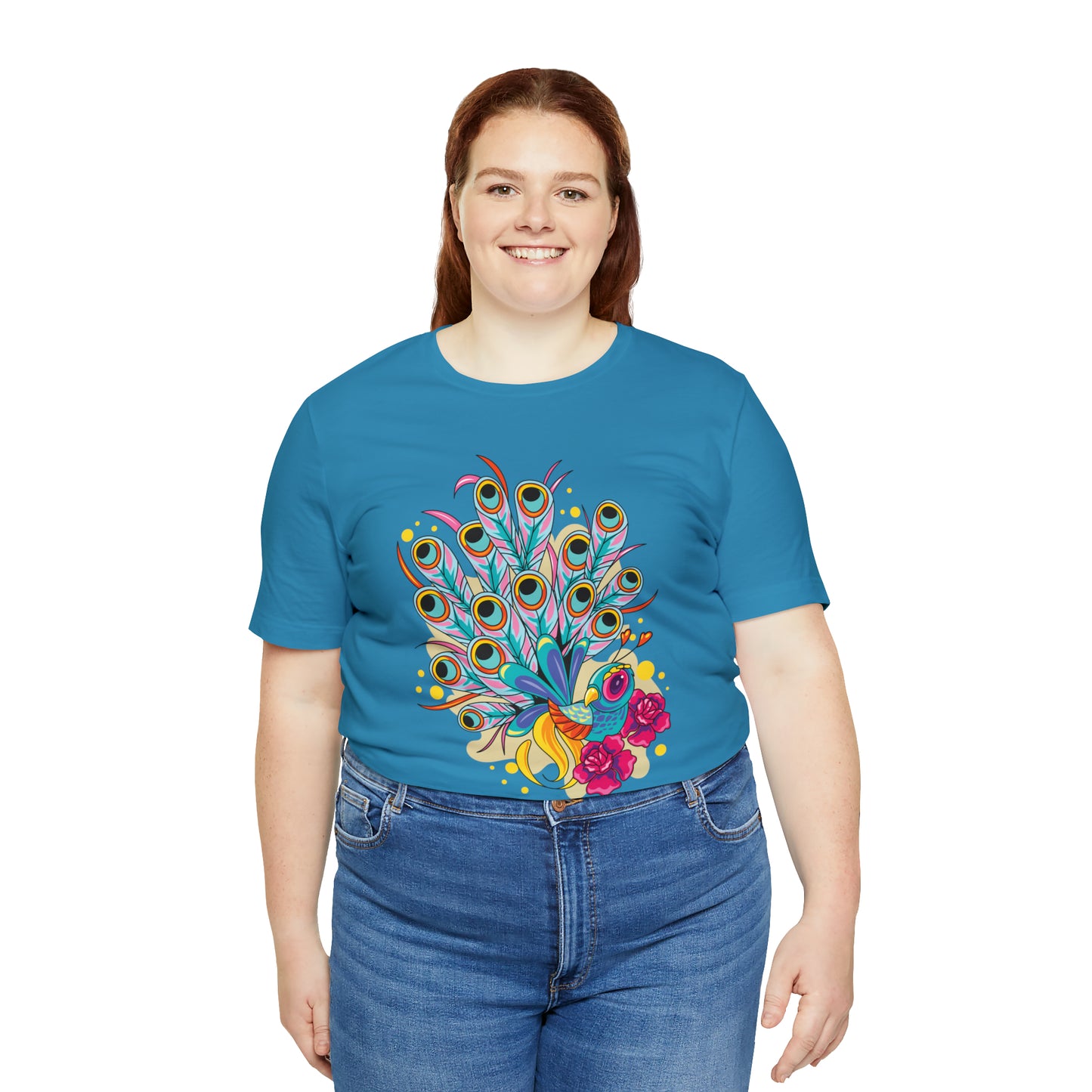 Colorful Peacock T-Shirt