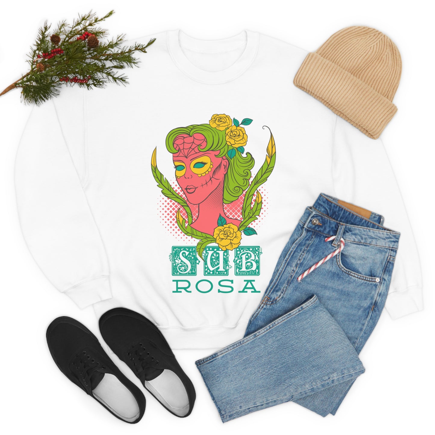 SUB Beautiful Rosa Crewneck Sweatshirt