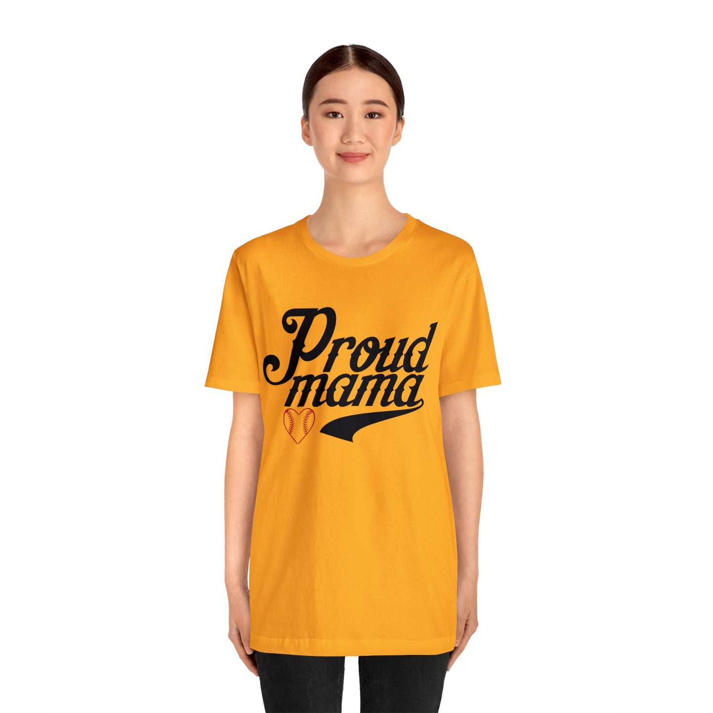 Proud Baseball Mama T-Shirt