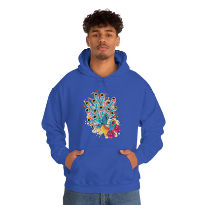 Colorful Peacock Hoodie