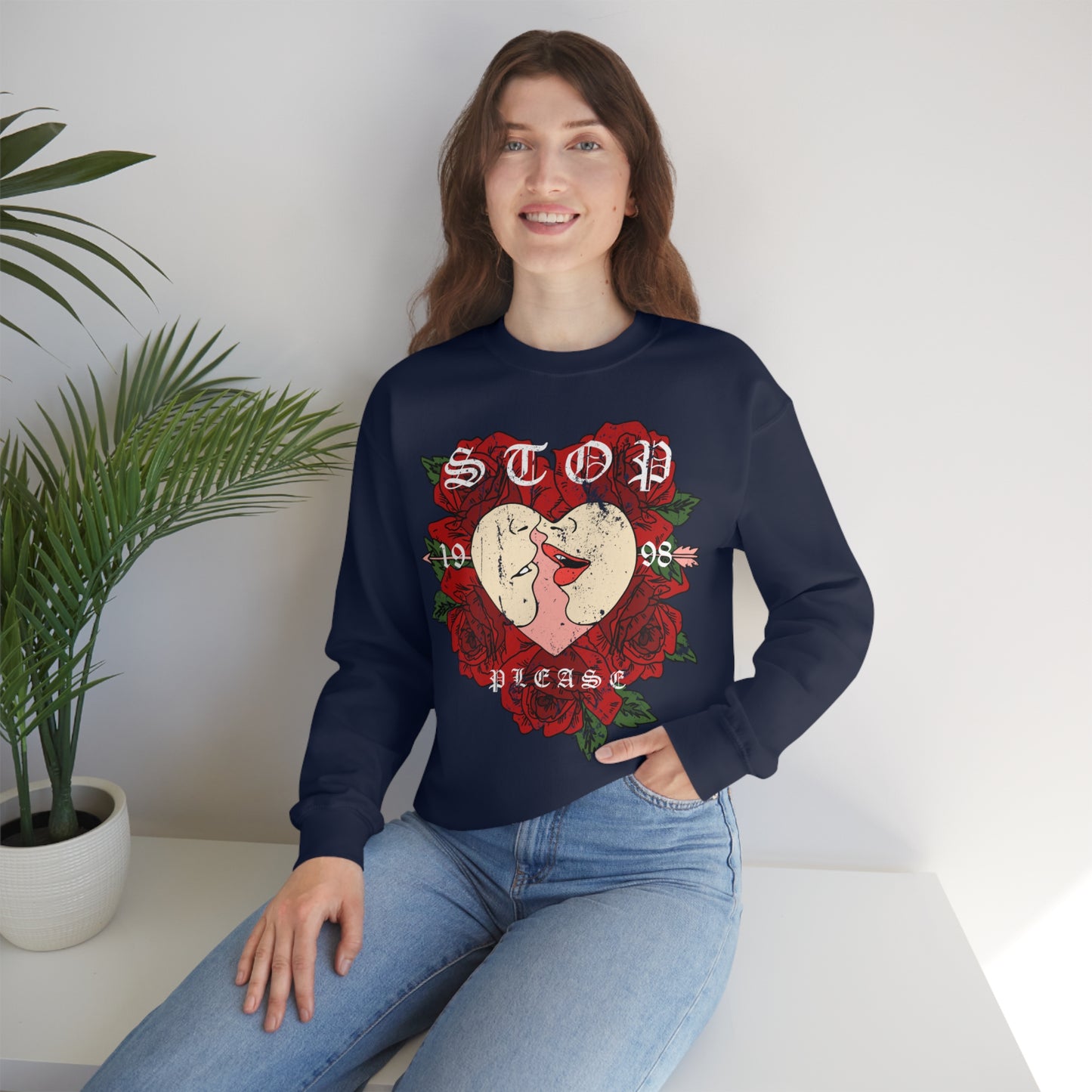 Passion With one Kiss Crewneck Sweatshirt