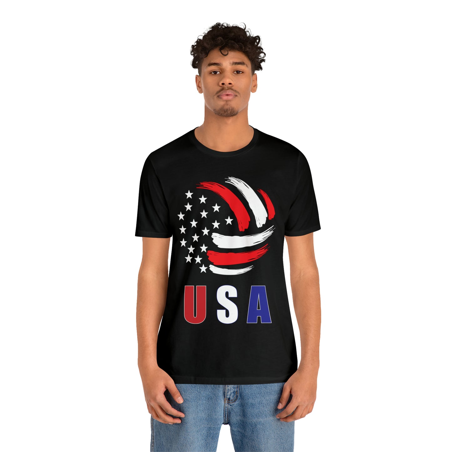 USA Volleyball Flag T-Shirt