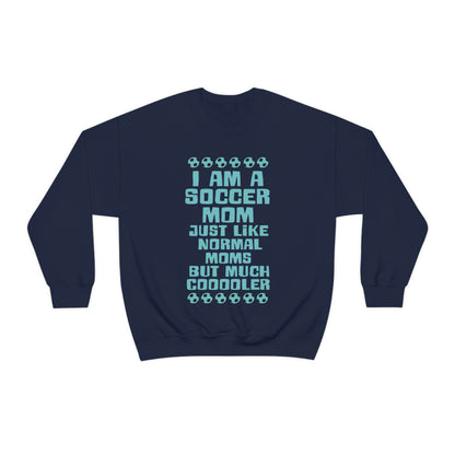 Cooler soccer mom Crewneck Sweatshirt