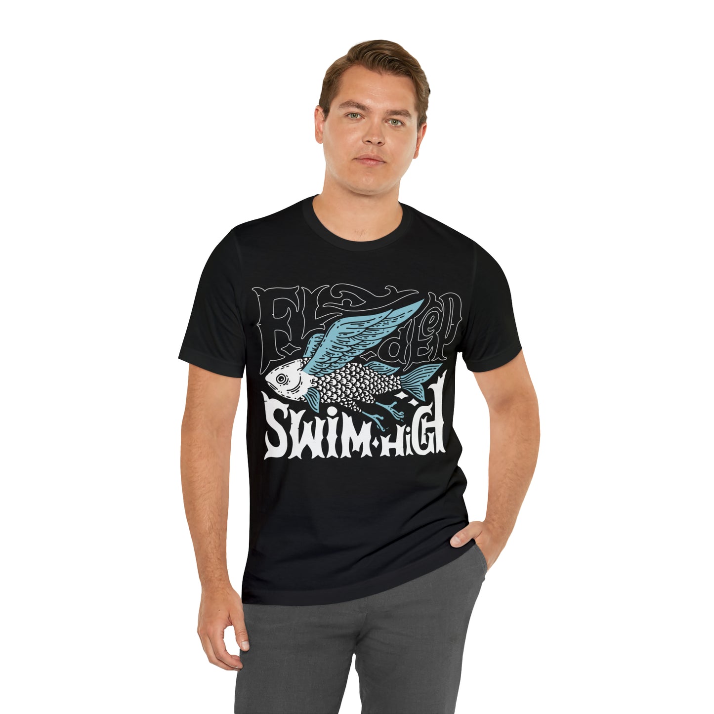 Fly deep swim high T-Shirt