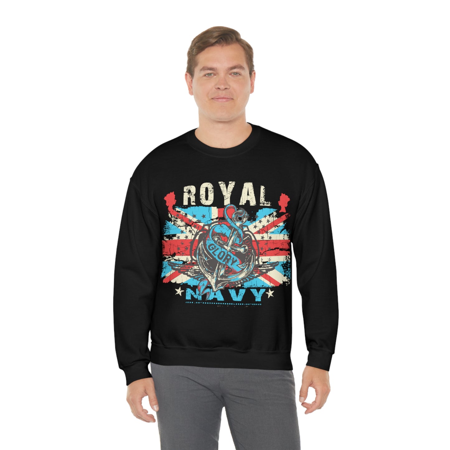 Navy_Glory Crewneck Sweatshirt