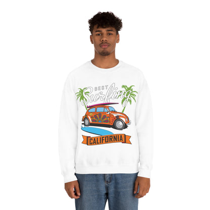 Best Surfing California Buggy Crewneck Sweatshirt