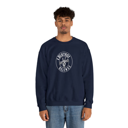 I destroy silence Crewneck Sweatshirt