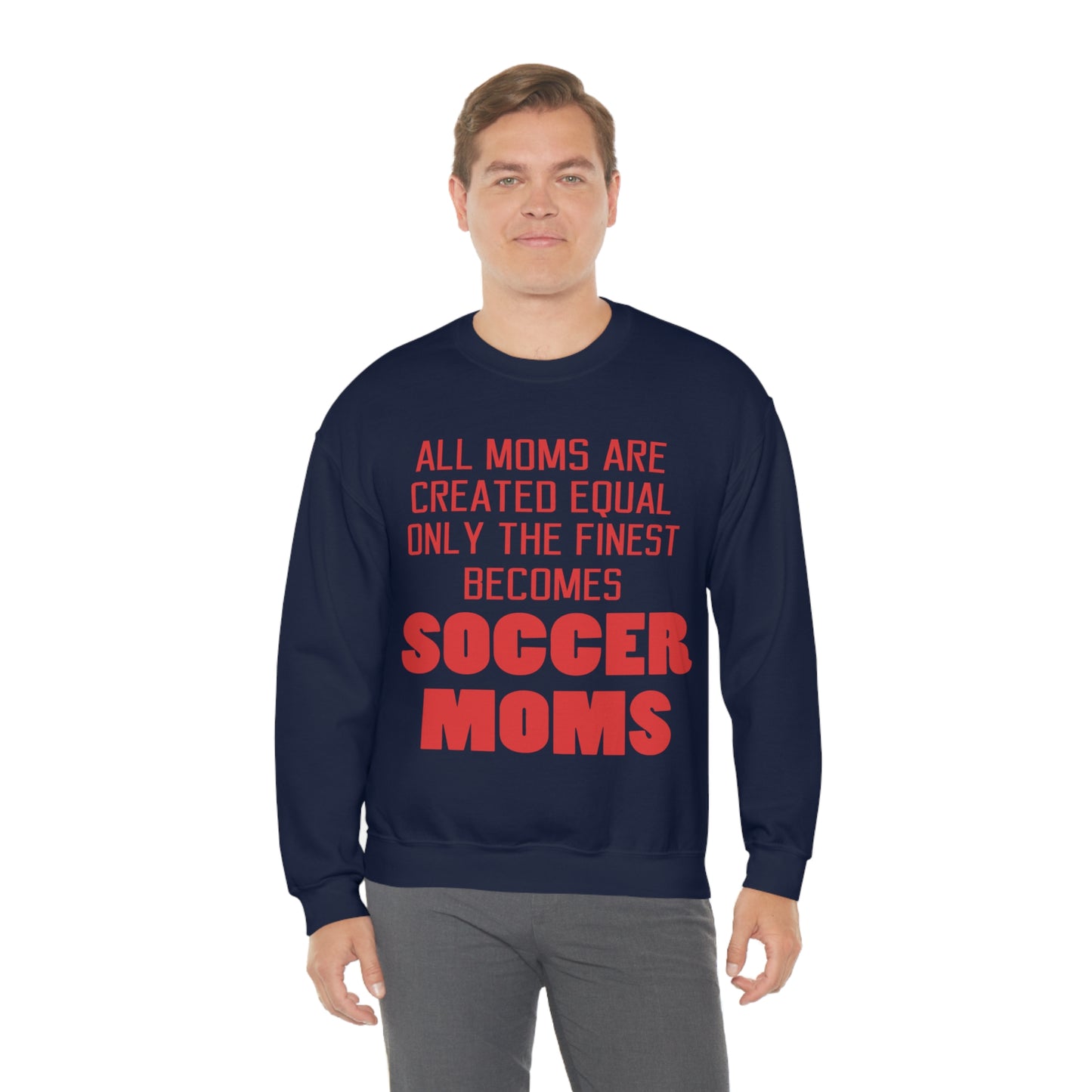 Finest soccer mom Crewneck Sweatshirt