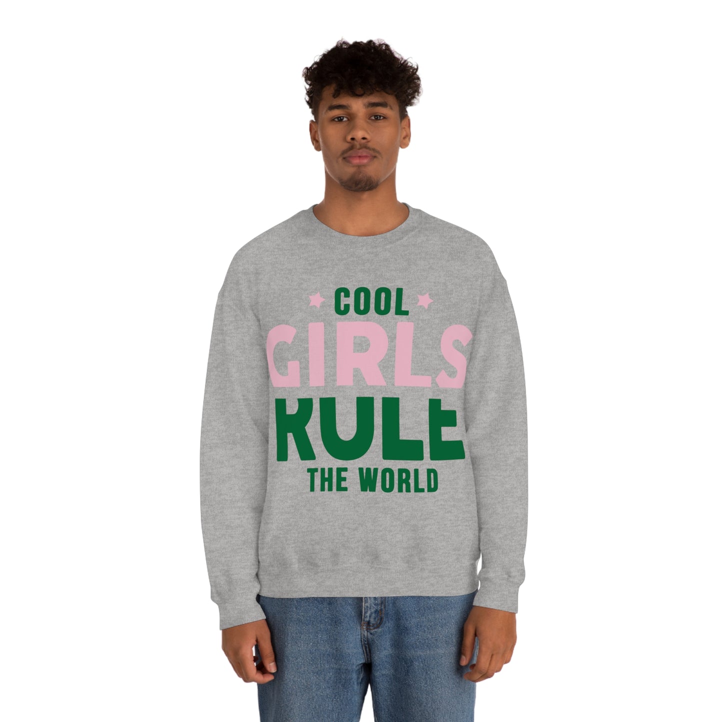 girls rule Crewneck Sweatshirt