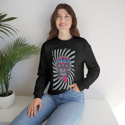 Hippie Skull Crewneck Sweatshirt