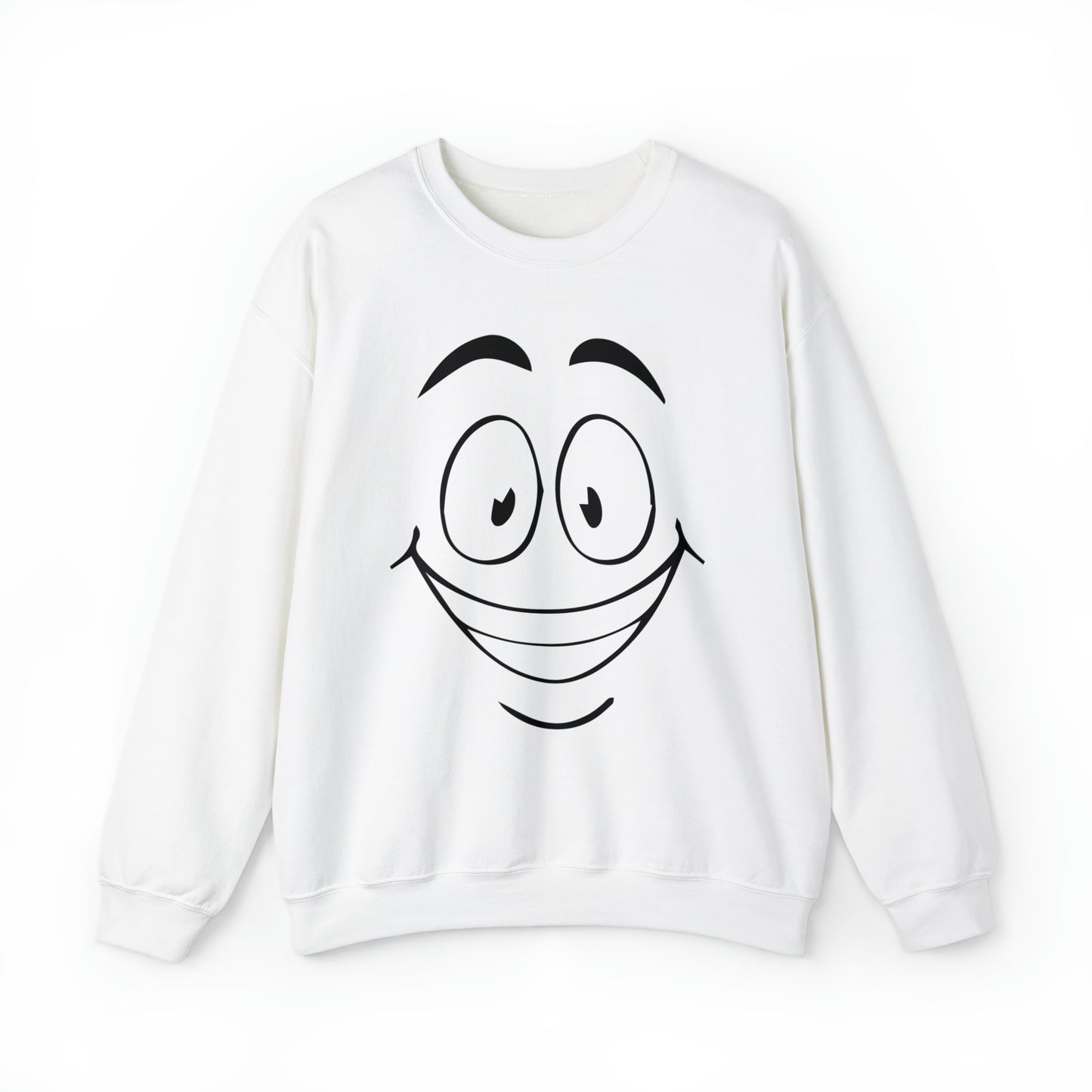 Big smile face Crewneck Sweatshirt