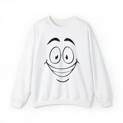 Big smile face Crewneck Sweatshirt