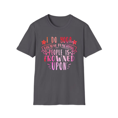 Yoga vs punching people T-Shirt