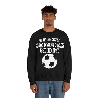 Crazy soccer mom Crewneck Sweatshirt