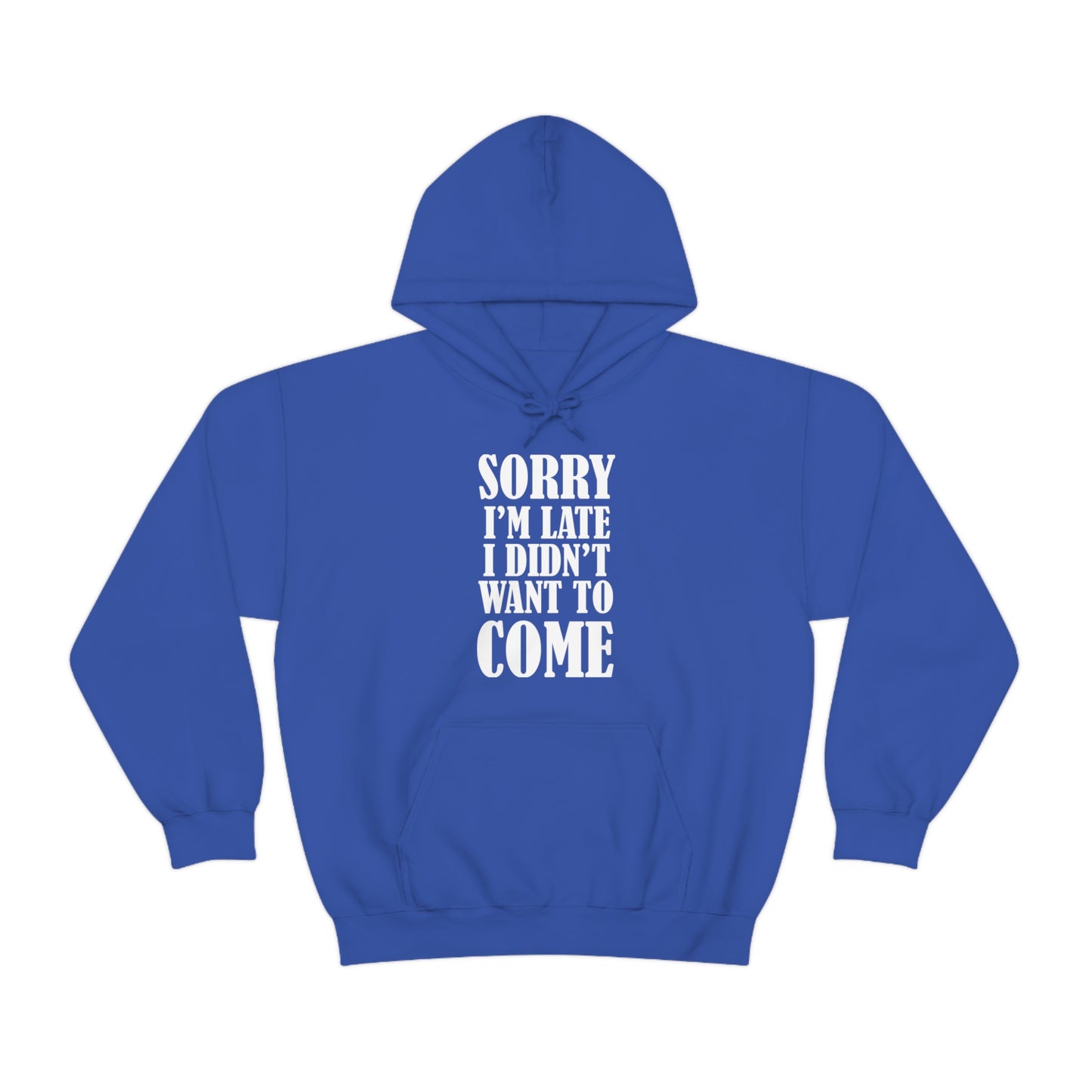 Sorry I'm late Hoodie