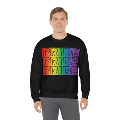 Pride Pride Pride Crewneck Sweatshirt