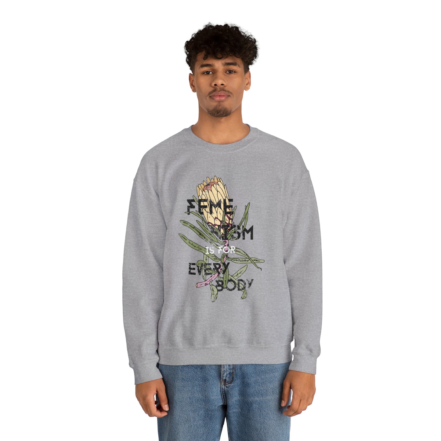 Feminism Is For Everybody  Crewneck Sweatshirt