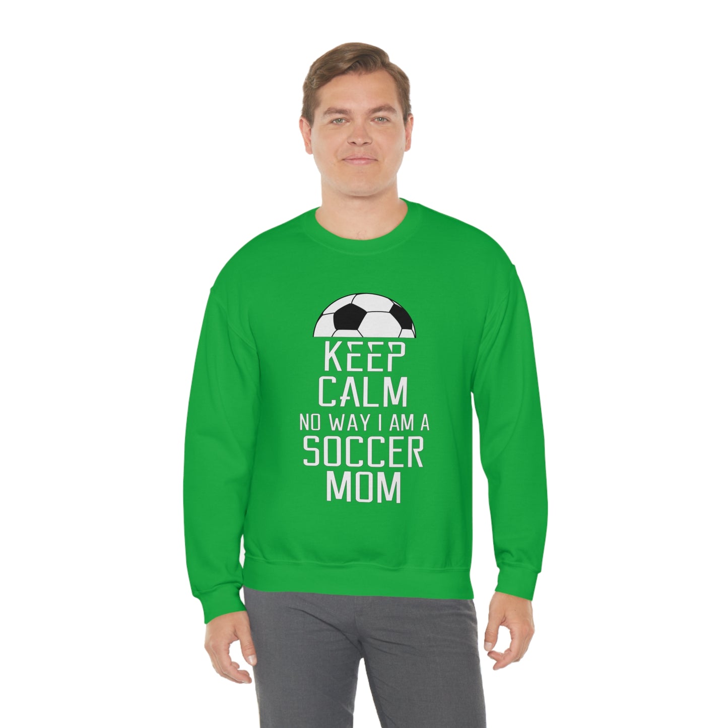 Keep calm soccer mom Crewneck Sweatshirt