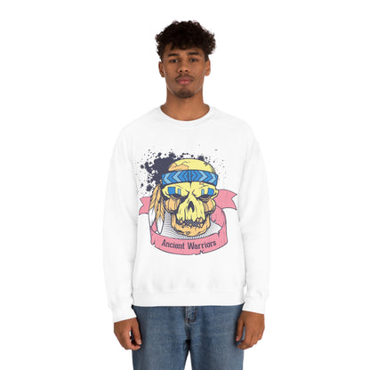 Ancient Warrior Skull Chief Crewneck Sweatshirt