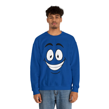 Big smile face Crewneck Sweatshirt