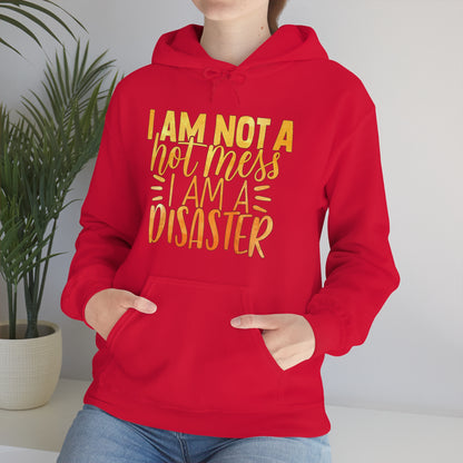 I Am Not A Hot Mess I Am A Disaster Hoodie