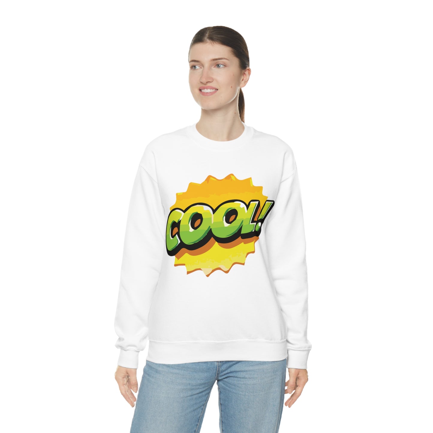 Cool! colorful graphic Crewneck Sweatshirt