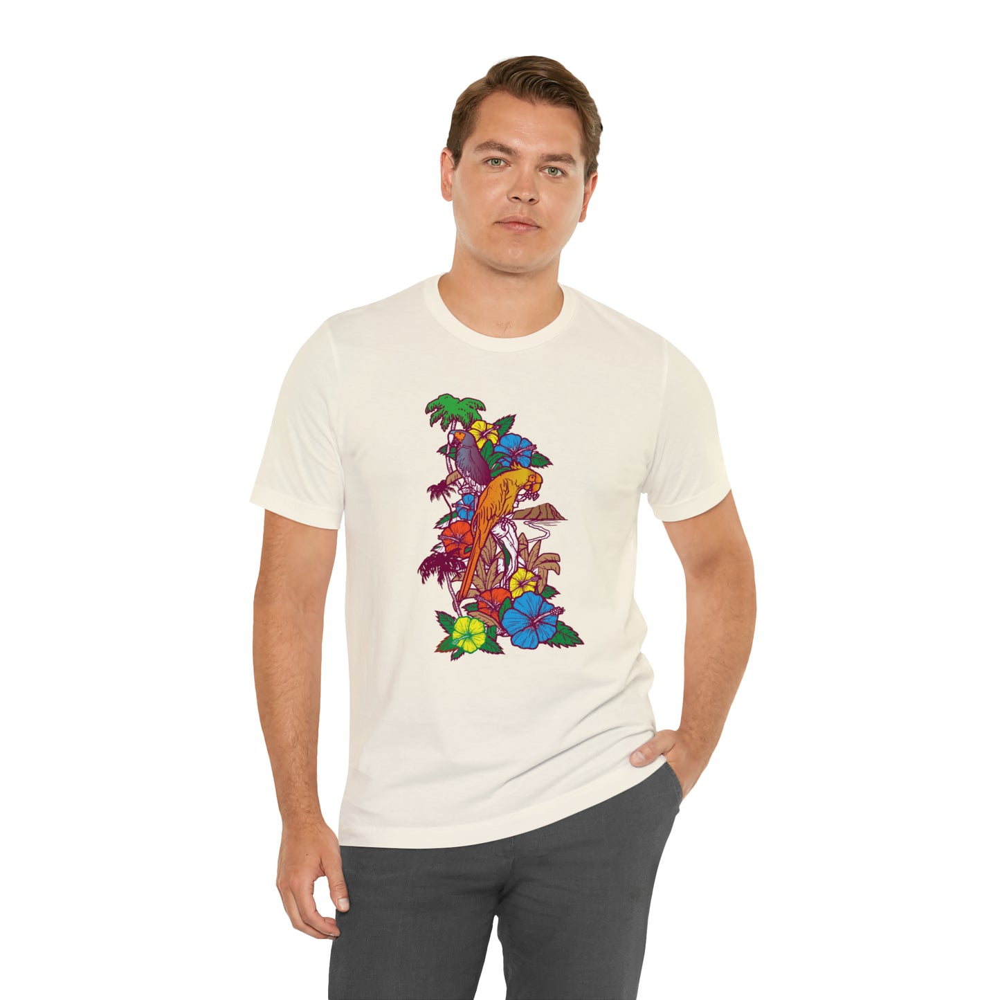 Parrot Jungle Floral T-Shirt