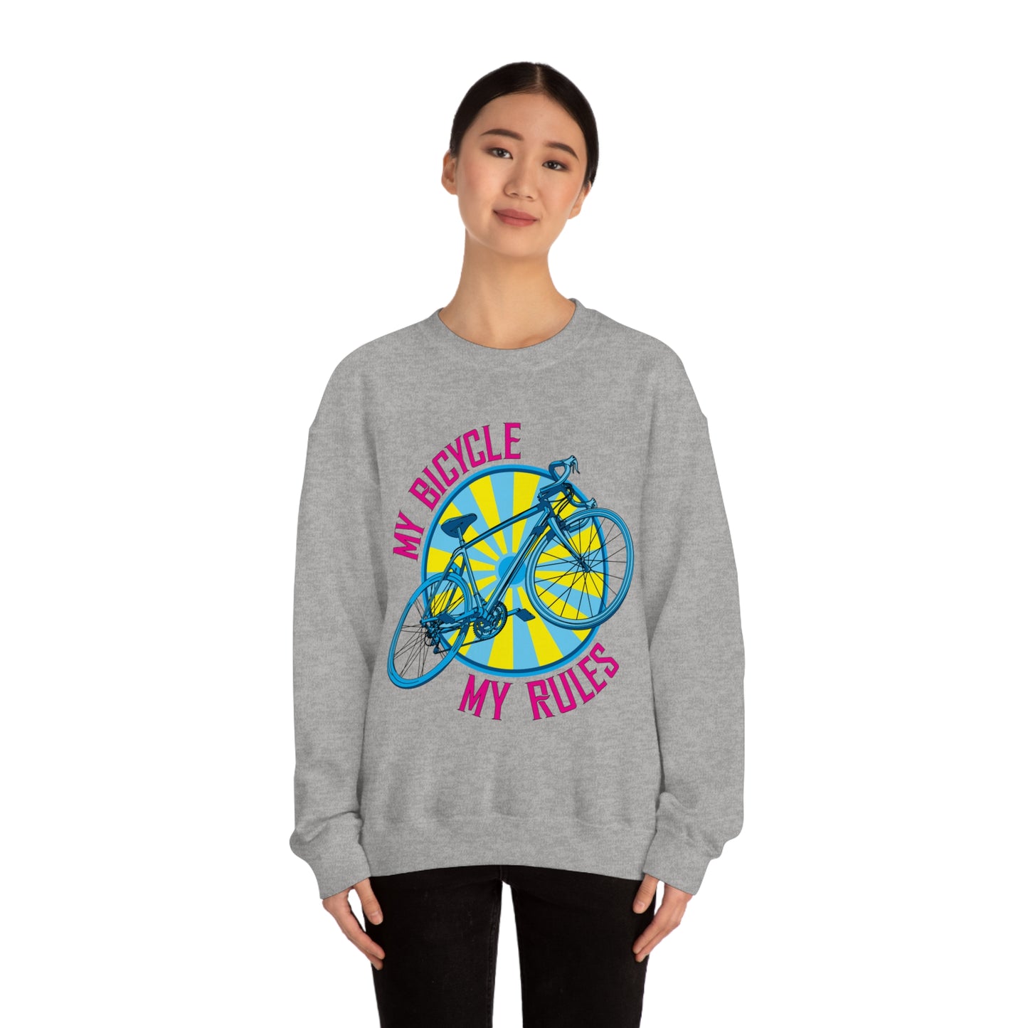 My bicycle_My rules Crewneck Sweatshirt