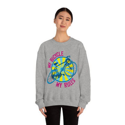 My bicycle_My rules Crewneck Sweatshirt