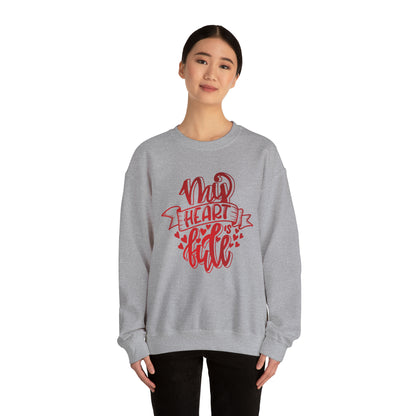 My heart is full Crewneck Sweatshirt