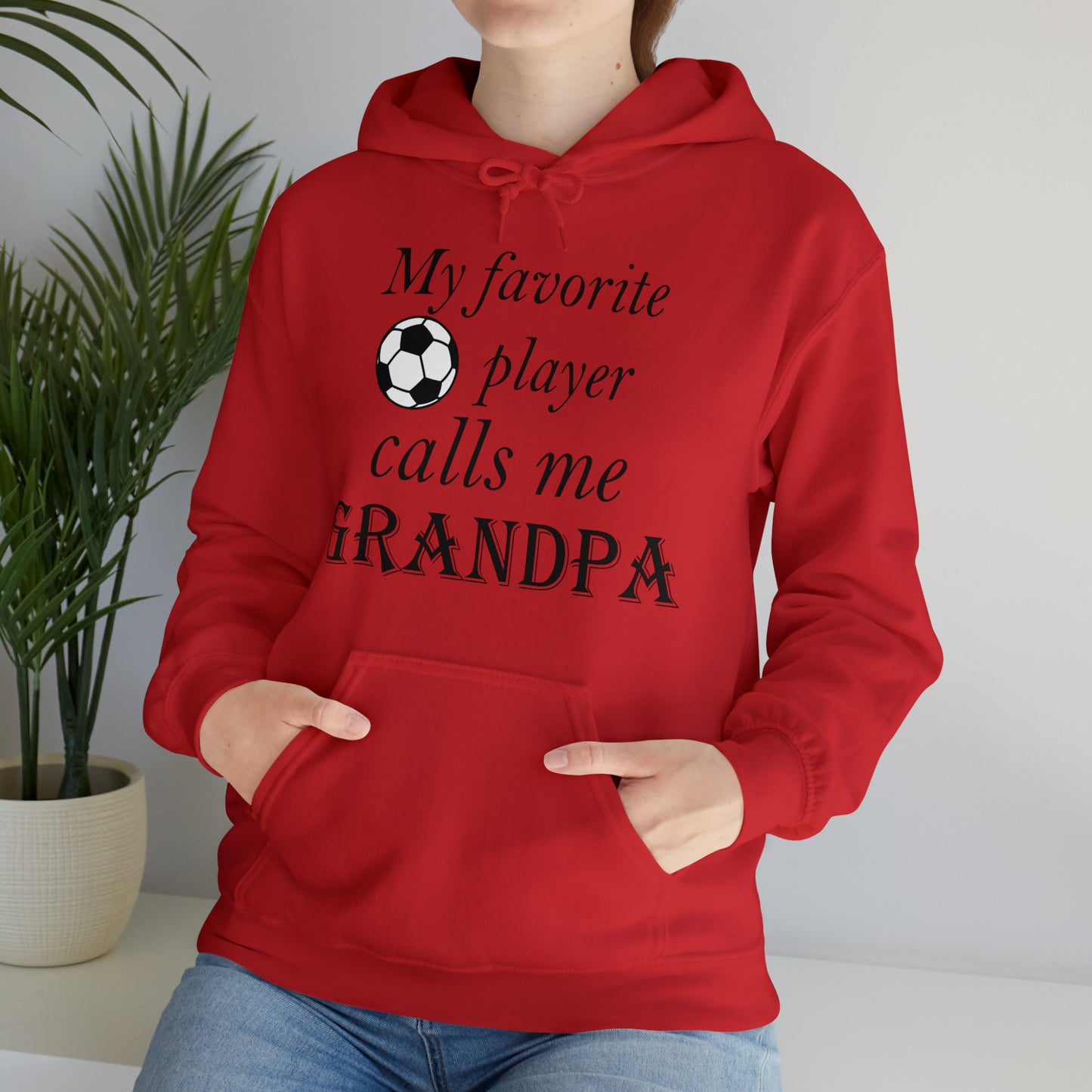 Grandpa Favorite Soccer Player Hoodie