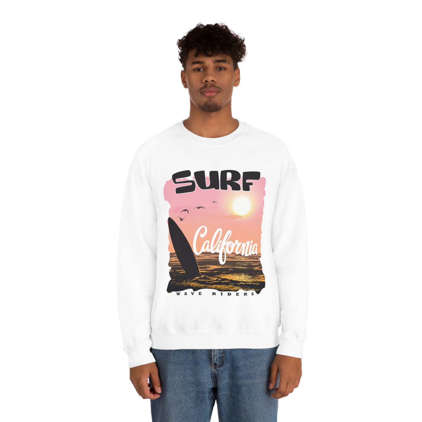 Wave Riders California Crewneck Sweatshirt