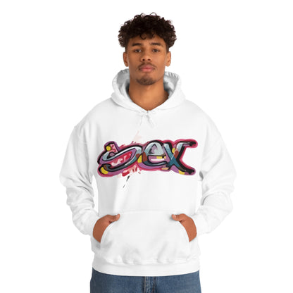 Sex colorful graffiti Hoodie