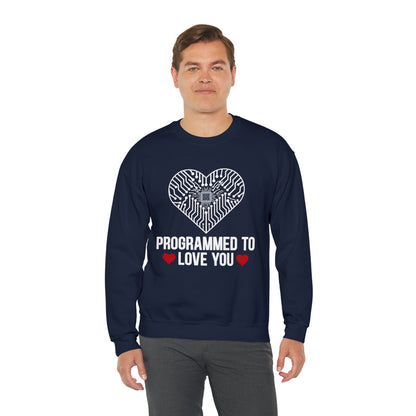 Programmed to love you Crewneck Sweatshirt