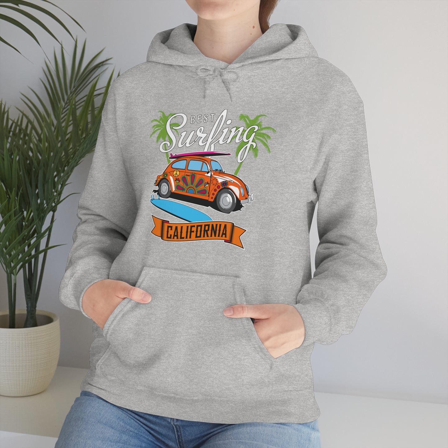 Best Surfing California Buggy Hoodie