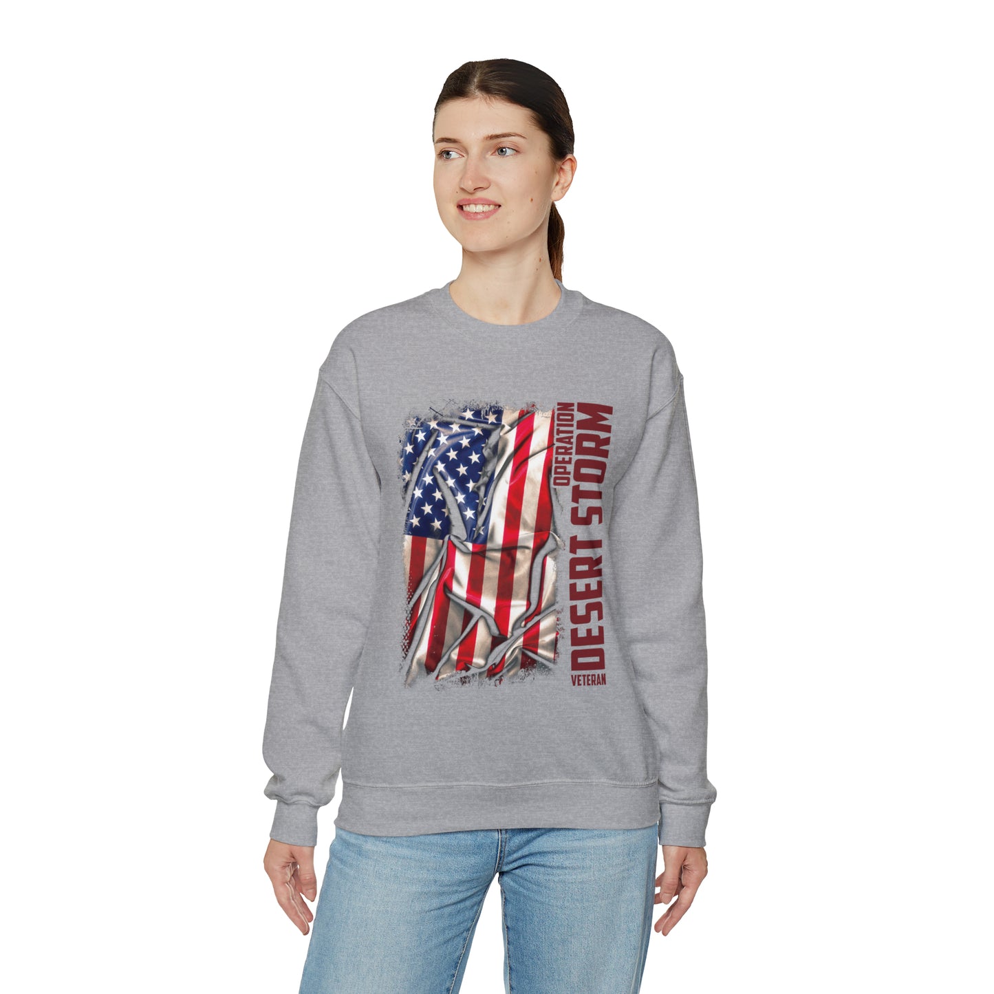 Operation desert storm Veteran Crewneck Sweatshirt