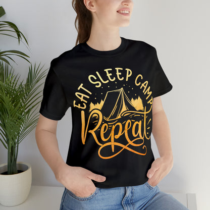 Eat Sleep Camp Repeat T-Shirt