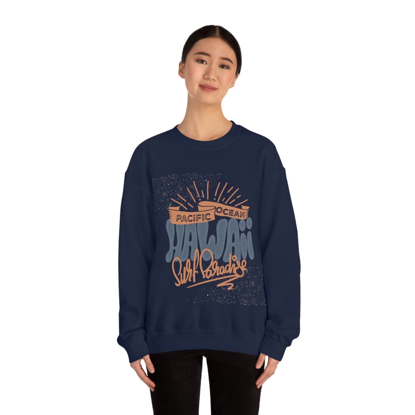 Hawaii Surf Paradise Crewneck Sweatshirt