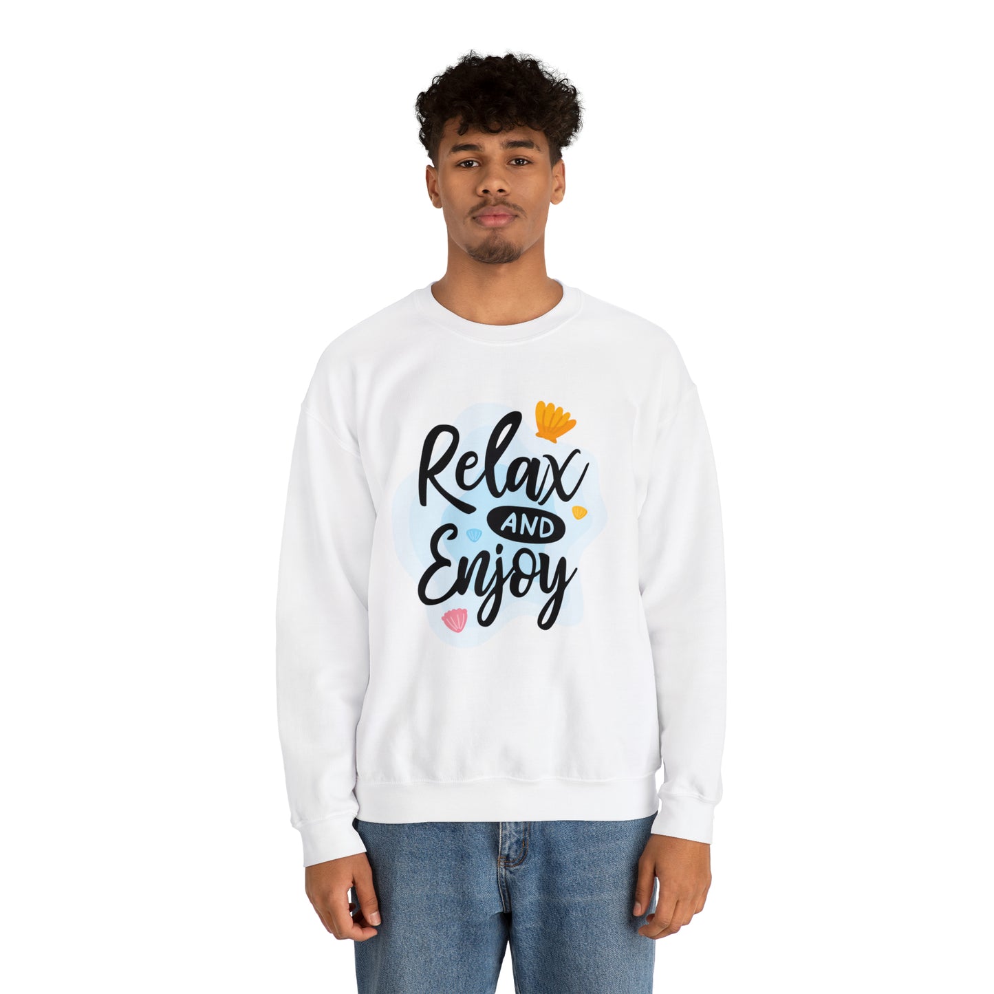 Relax and Enjoy Crewneck Sweatshirt