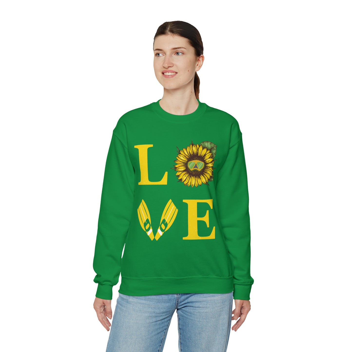 Scuba diving love Crewneck Sweatshirt