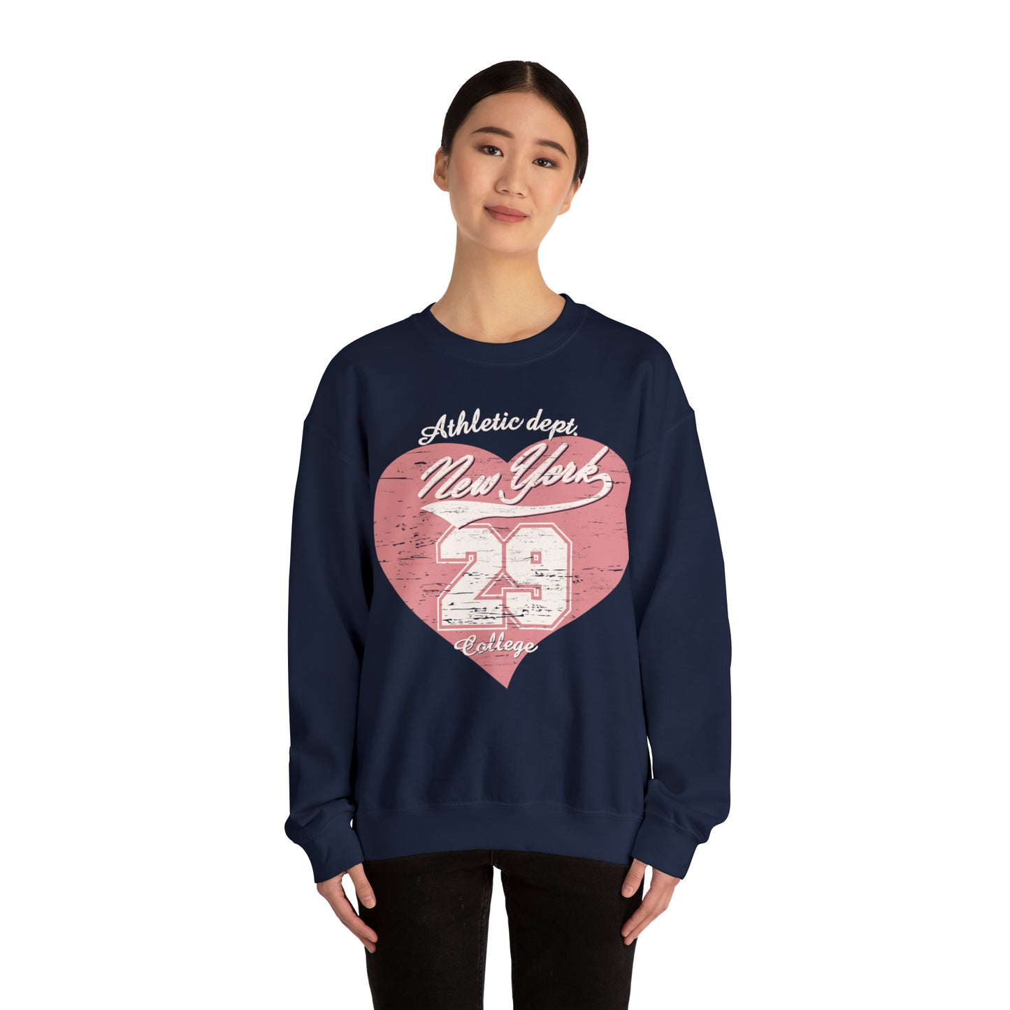 Love for NY College Crewneck Sweatshirt