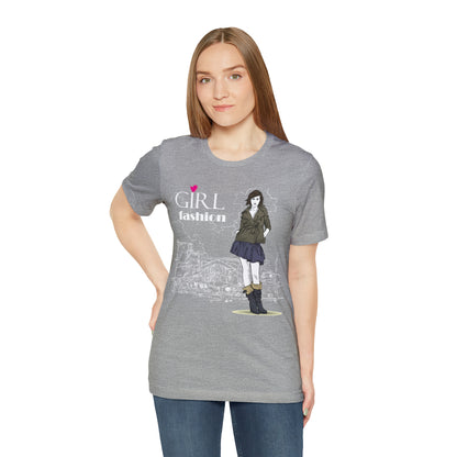 Girl with fashion T-Shirt