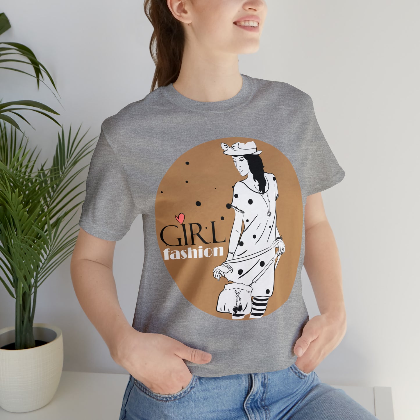 Polka dot Girl fashion T-Shirt