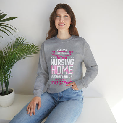 I'm not a superwoman but close enough Crewneck Sweatshirt