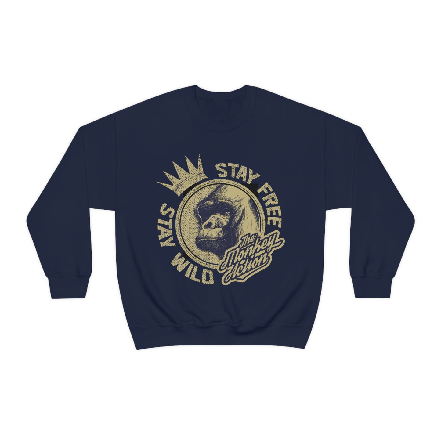 Stay free stay wild Crewneck Sweatshirt